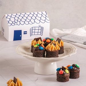 Caja 8 Brownies + Set 6 marcadores metálicos Adix