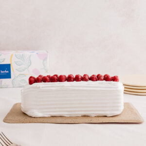 Barra de merengue y frambuesa