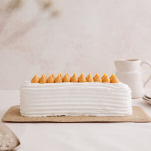 Barra de merengue, lúcuma y manjar