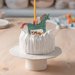 Cake Topper Unicornio Verde